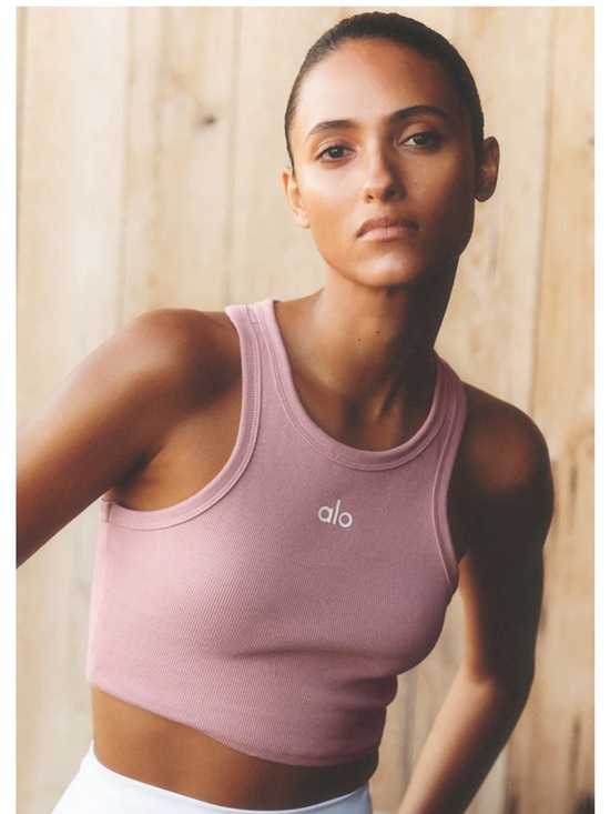 ALO Yoga Tops - Alo Aspire Tank in Vintage Pink- Size L